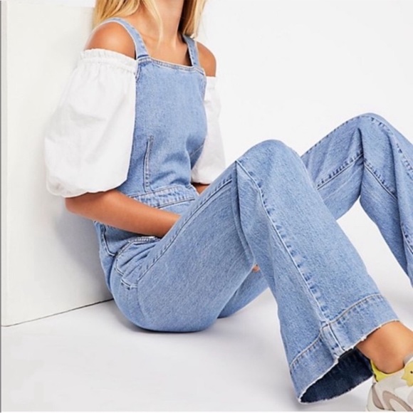 Free People Pants - Free people Aurora Denim One-Piece